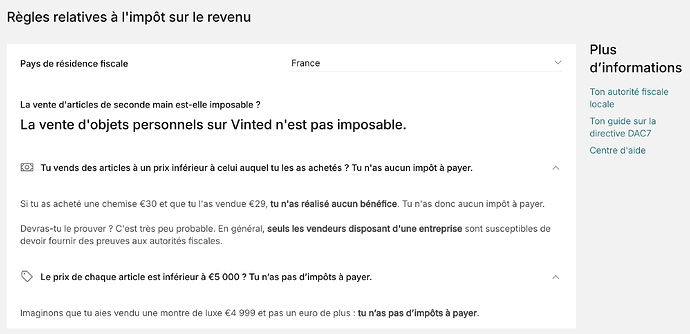 impots&vinted