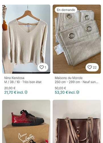 in demand on the app