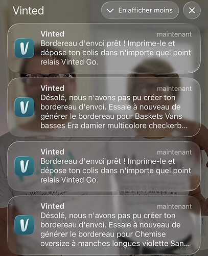 Vinted Go Shipping Label Error