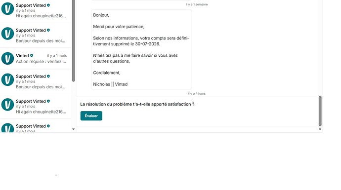 suppression vinted