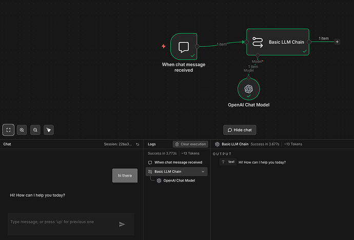 OpenAI Chat Model Node